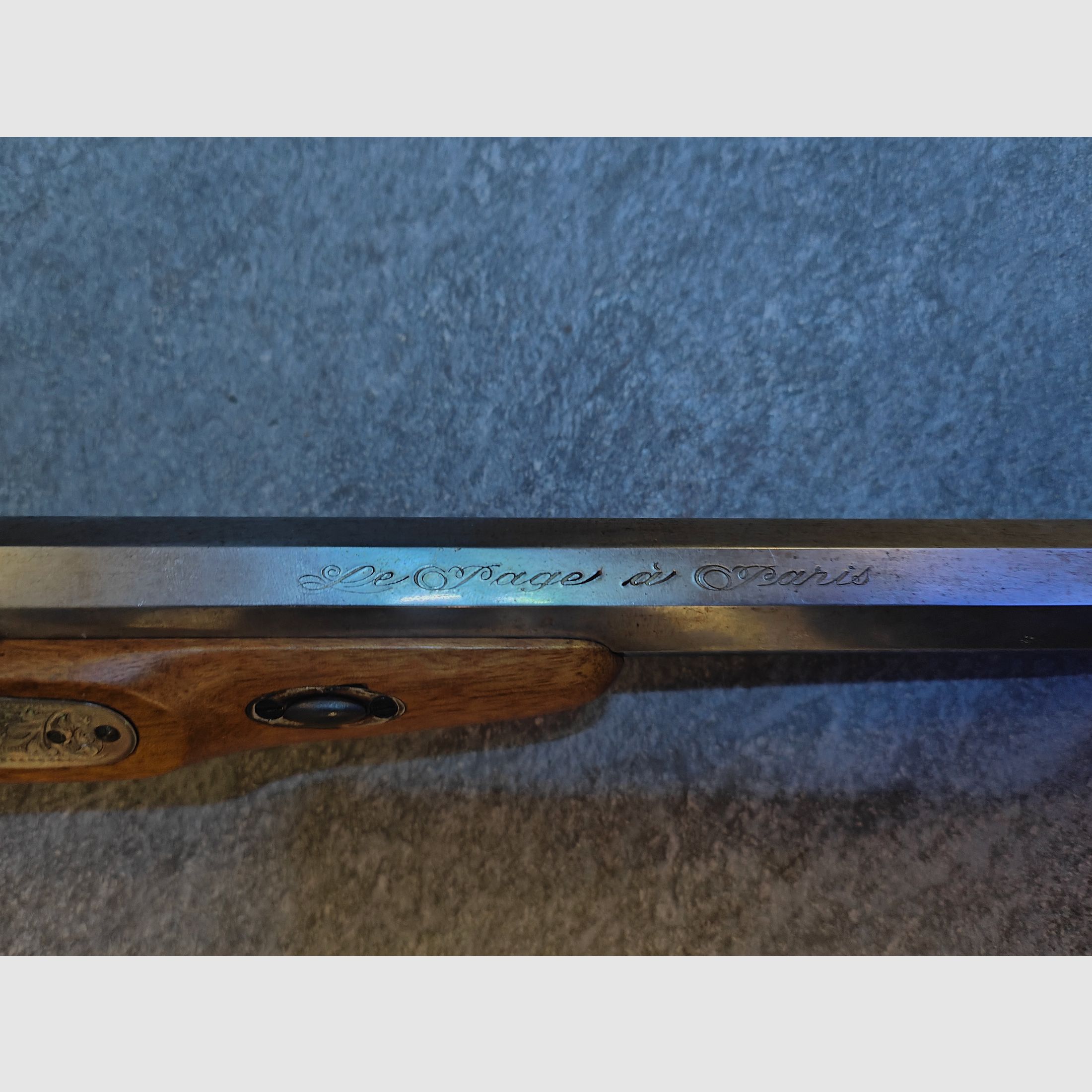 Vorderlader Perkussion "Le Page" Pistole  Cal. 45