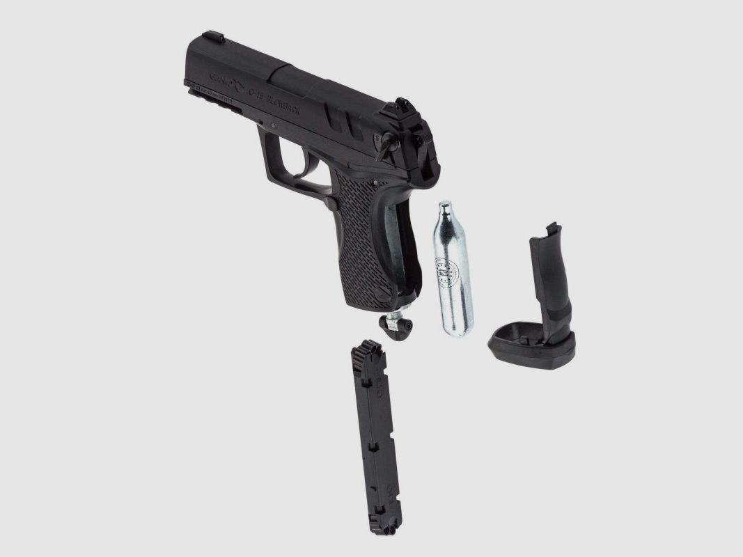 Pistolet CO2 C-15 Blowback - Kal. 4,5 mm - Pistolet CO2 C-15 Blowback - G2158, zdjęcie 3 z 7