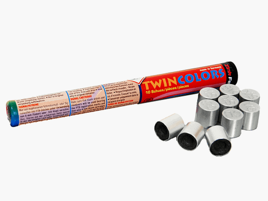 Zink Fuochi d'Artificio Twin Colors Stelle Segnale 10 pz. 15 mm