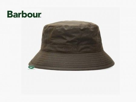 BARBOUR Hut Wachs Sport braun