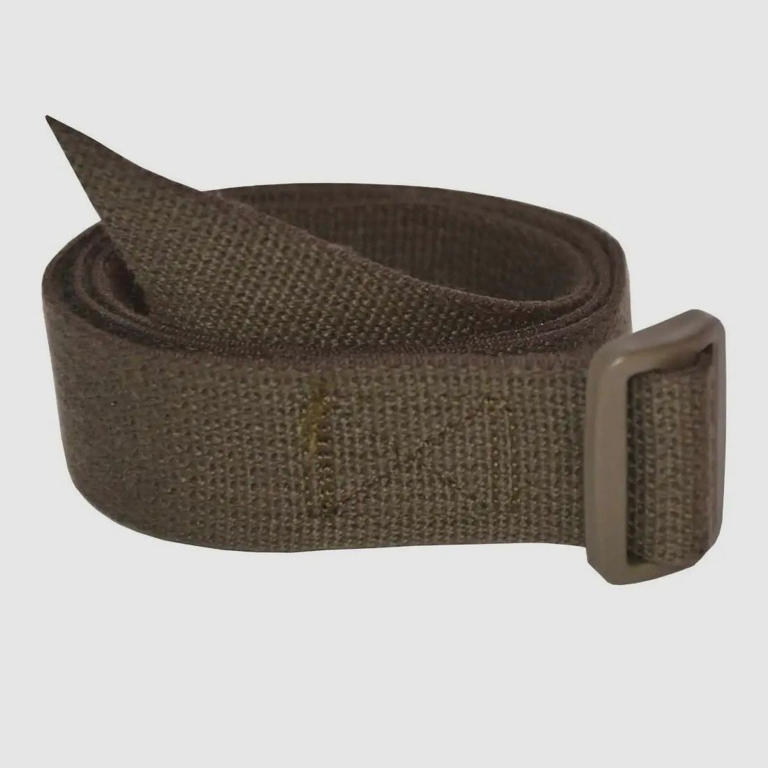 Bundeswehr Original Bundeswehr Original Bundeswehr Packriemen met KS-buckle 60 cm olijf gebruikt