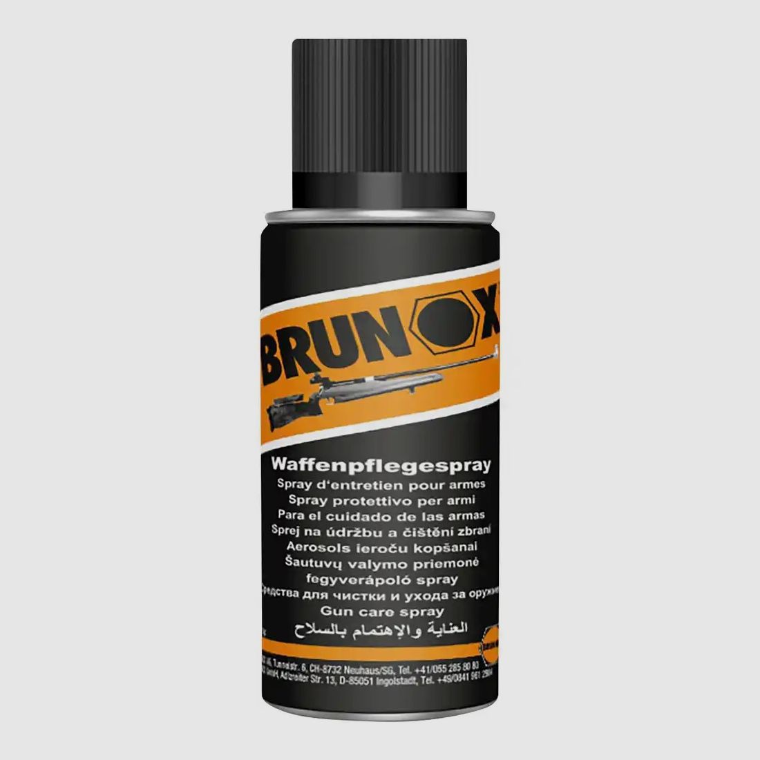 BRUNOX graisse/nettoyant/huile pour l’entretien des armes et nettoyant, spray 100 ml