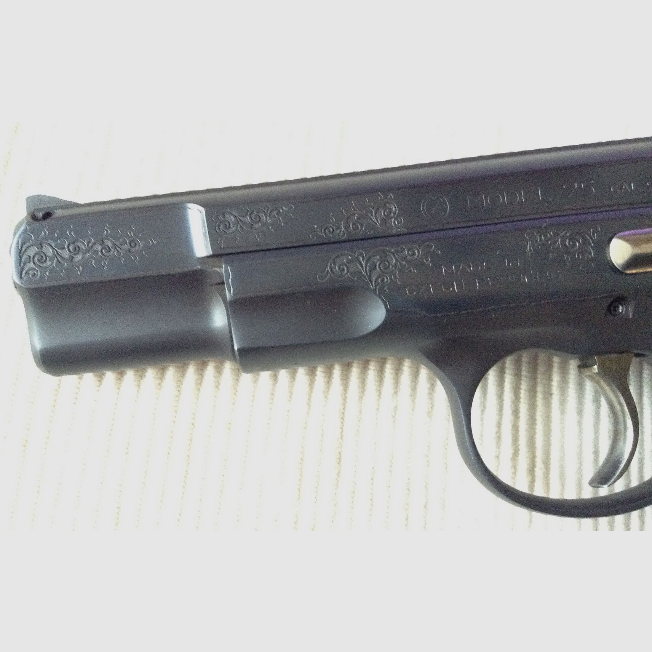 Ha. Pistole Brünner CZ-75 Luxus, Kal. 9mmLuger, aus Sammlung