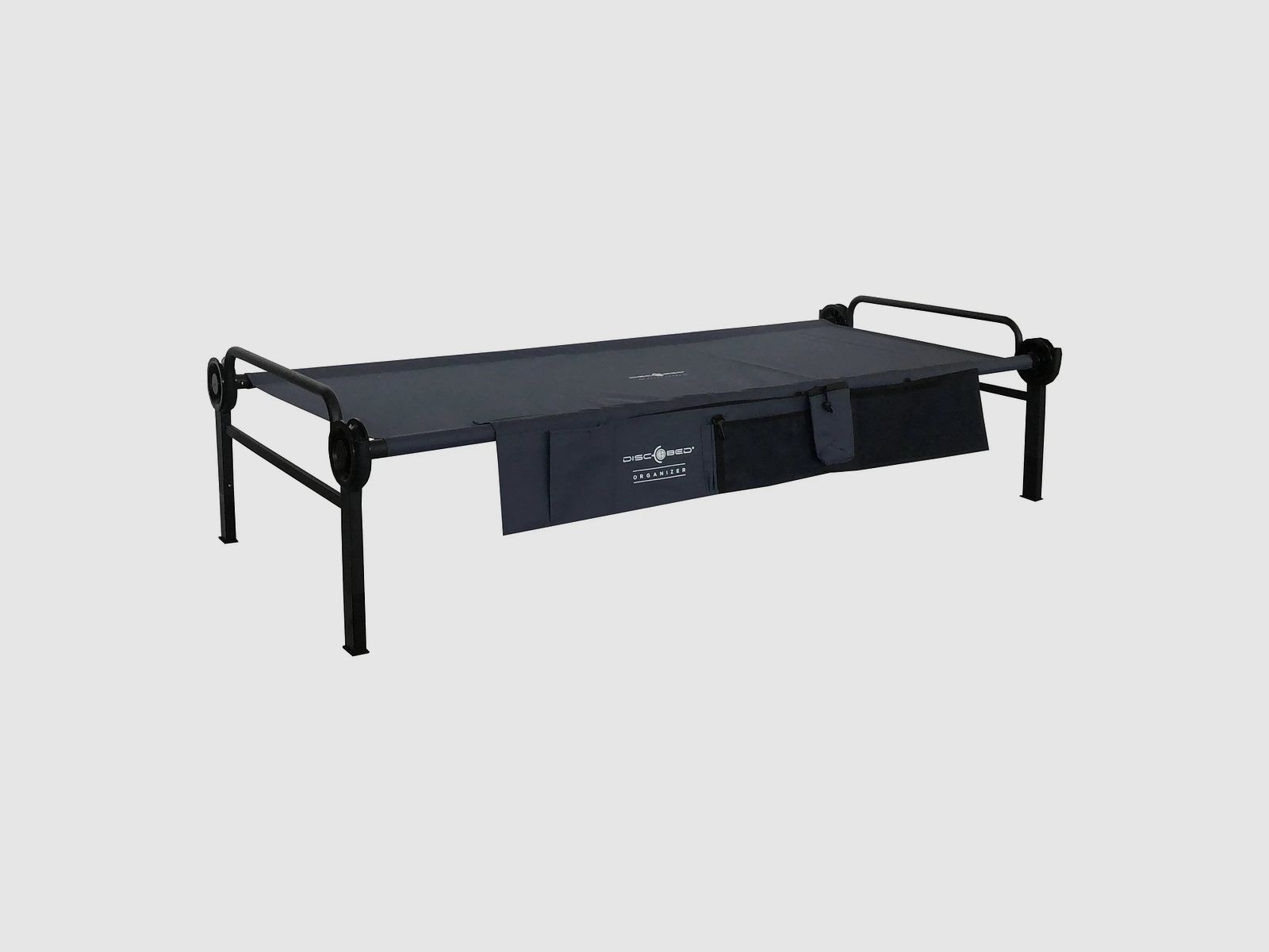 Disc-O-Bed Feldbett XLT Single Edition mit Seitentasche anthrazi