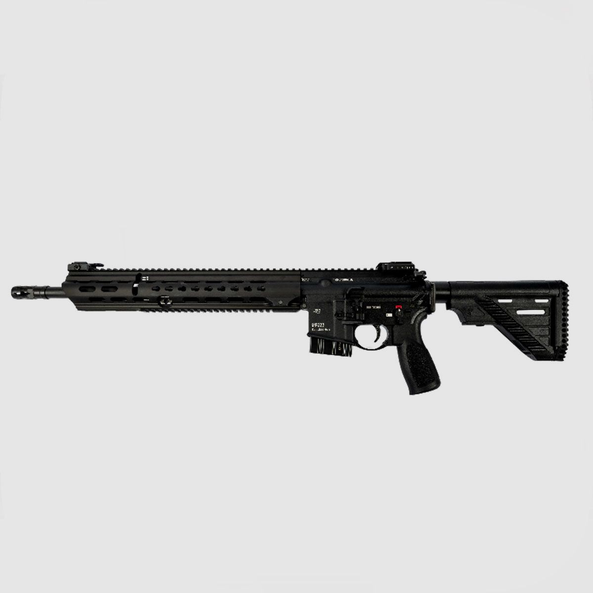 CARABINA – HECKLER & KOCH – MR223 A3 NERO | .223 REM | 16,5″ BARREL | ASTINA HKEY LUNGA, immagine 4 di 6