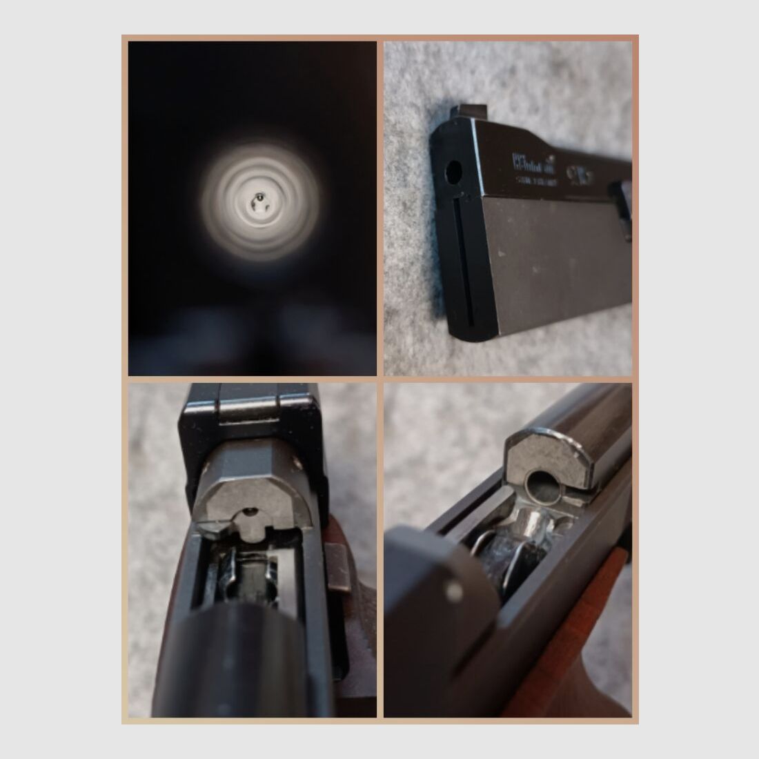 Hämmerli Switzerland Mod. 215 Sport with two barrel weights and accessories