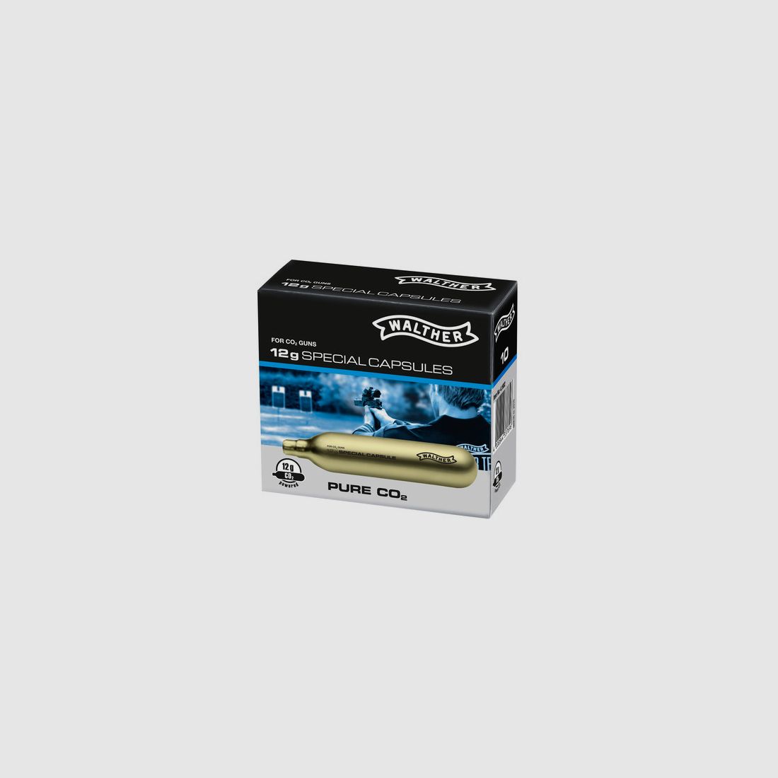 Walther capsule Co2 12g 10 pezzi per armi Co2