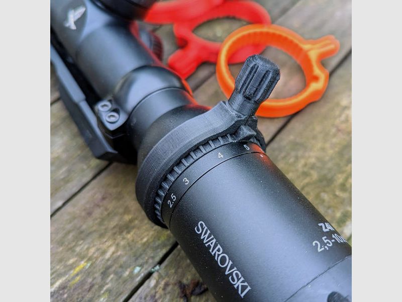 Para Swarovski Z4i: Palanca de ajuste rápido para la configuración de aumento