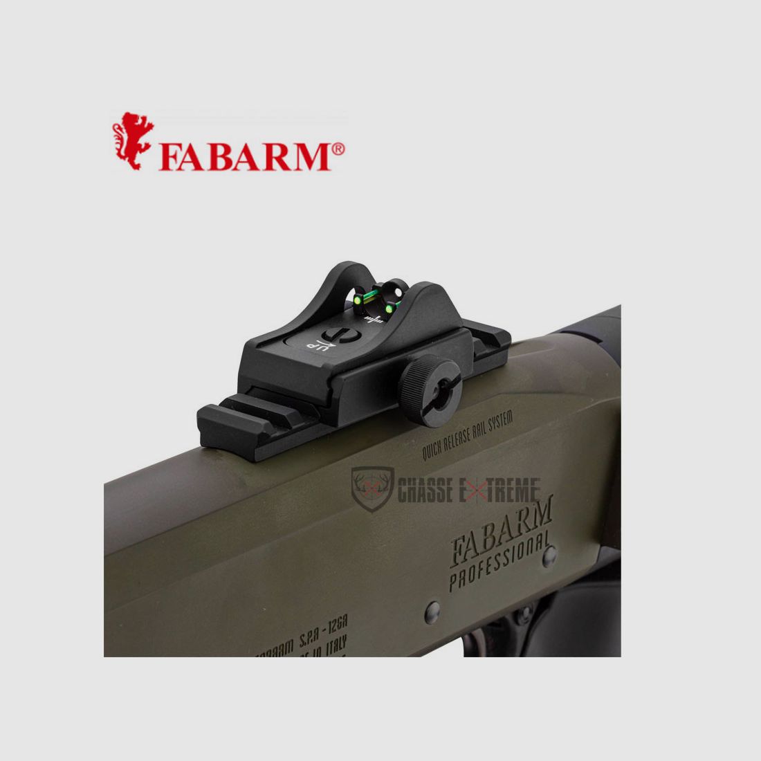 Flinte FABARM STF12 Pistolengriff Mil Spec Grün 61cm Kal. 12/76, Bild 9 von 10