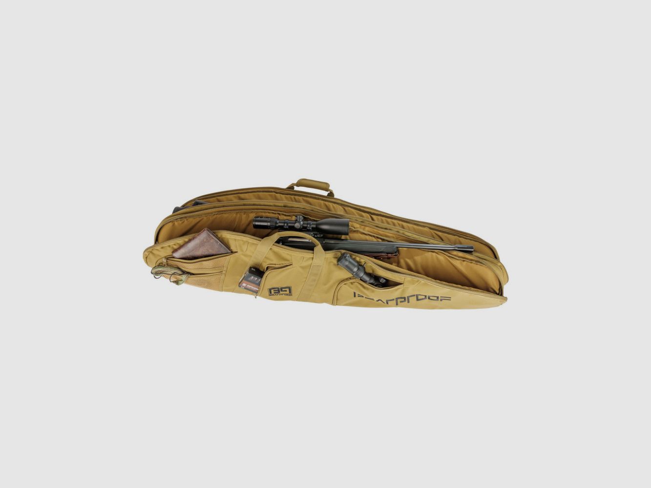 Bearproof Doppelflinten-Futteral Nylon 1000D 130 cm - Etui für zwei Langwaffen, Bild 6 von 6