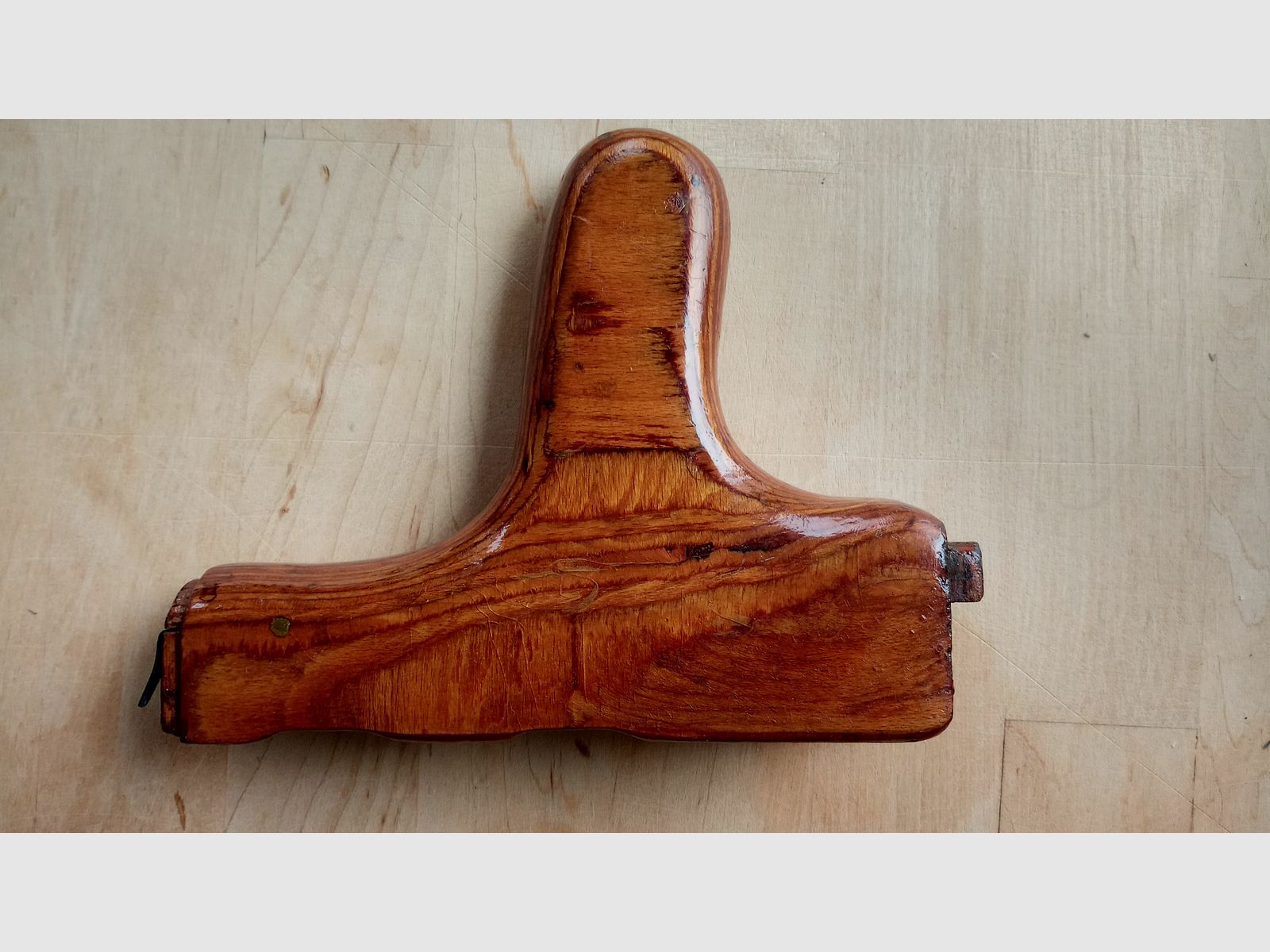 #1 Romanian AKMS lower handguard s.g. donkey-dick (Uluc) for underfolding stock laminated wood Romy Dong PM md.65