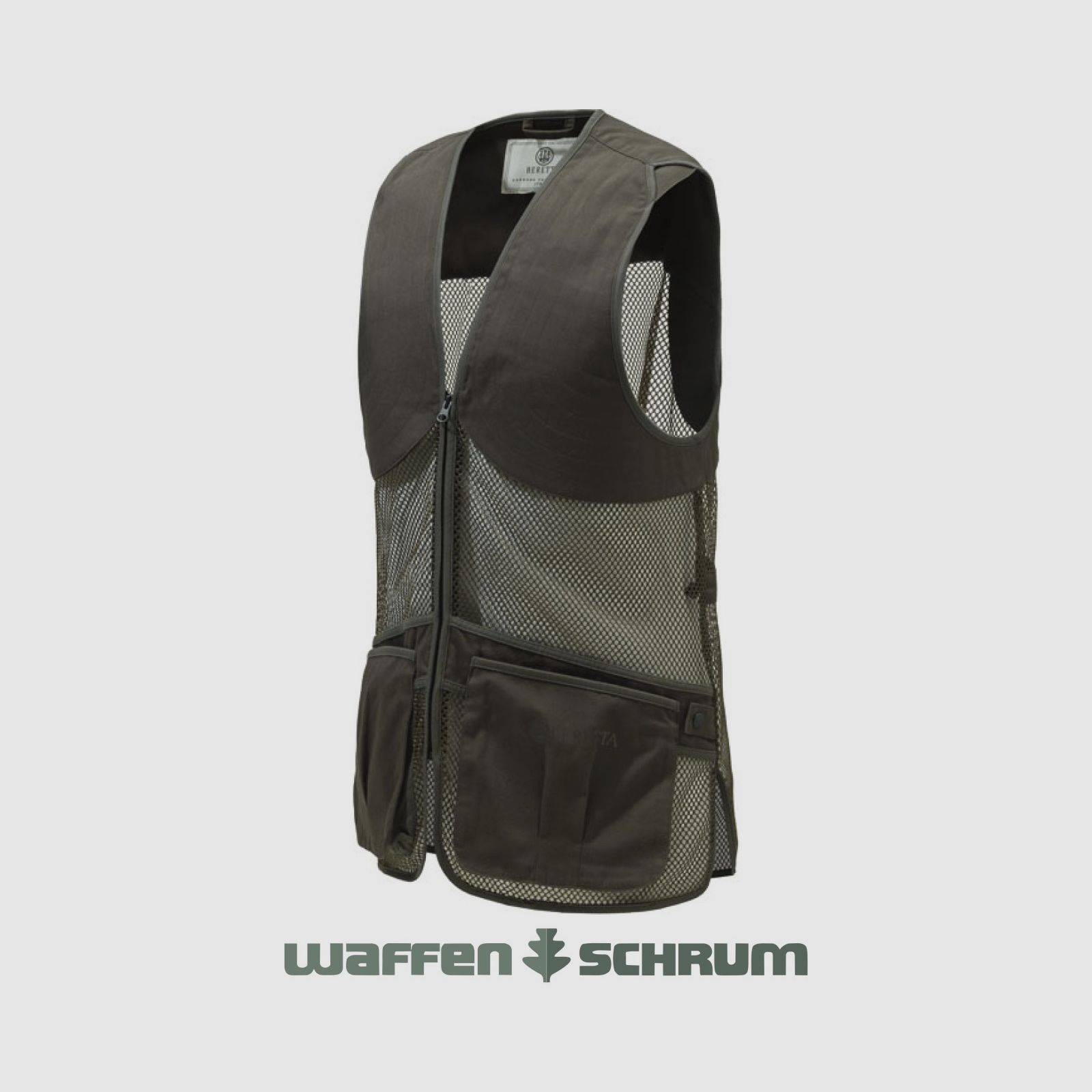 Gilet de tir Beretta Full Mesh Brown Bark