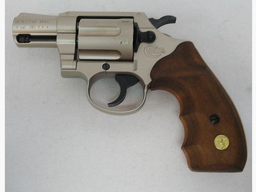 Detective Special Kal.9mmR.K. - nickel mit Holzgriff