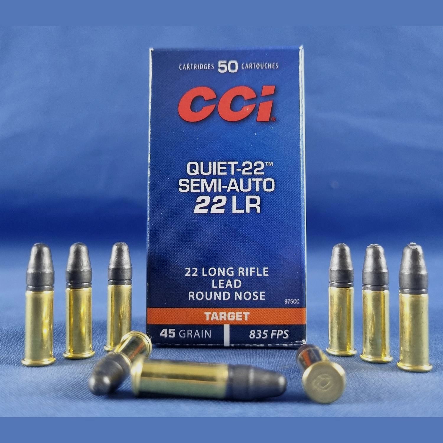 CCI Kleinkalibermunition .22 LR 2,6g Soft Point Quiet-22 Semi-Auto