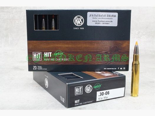 RWS HIT .30-06 Spr. 165gr. 10,7g 20 Stück