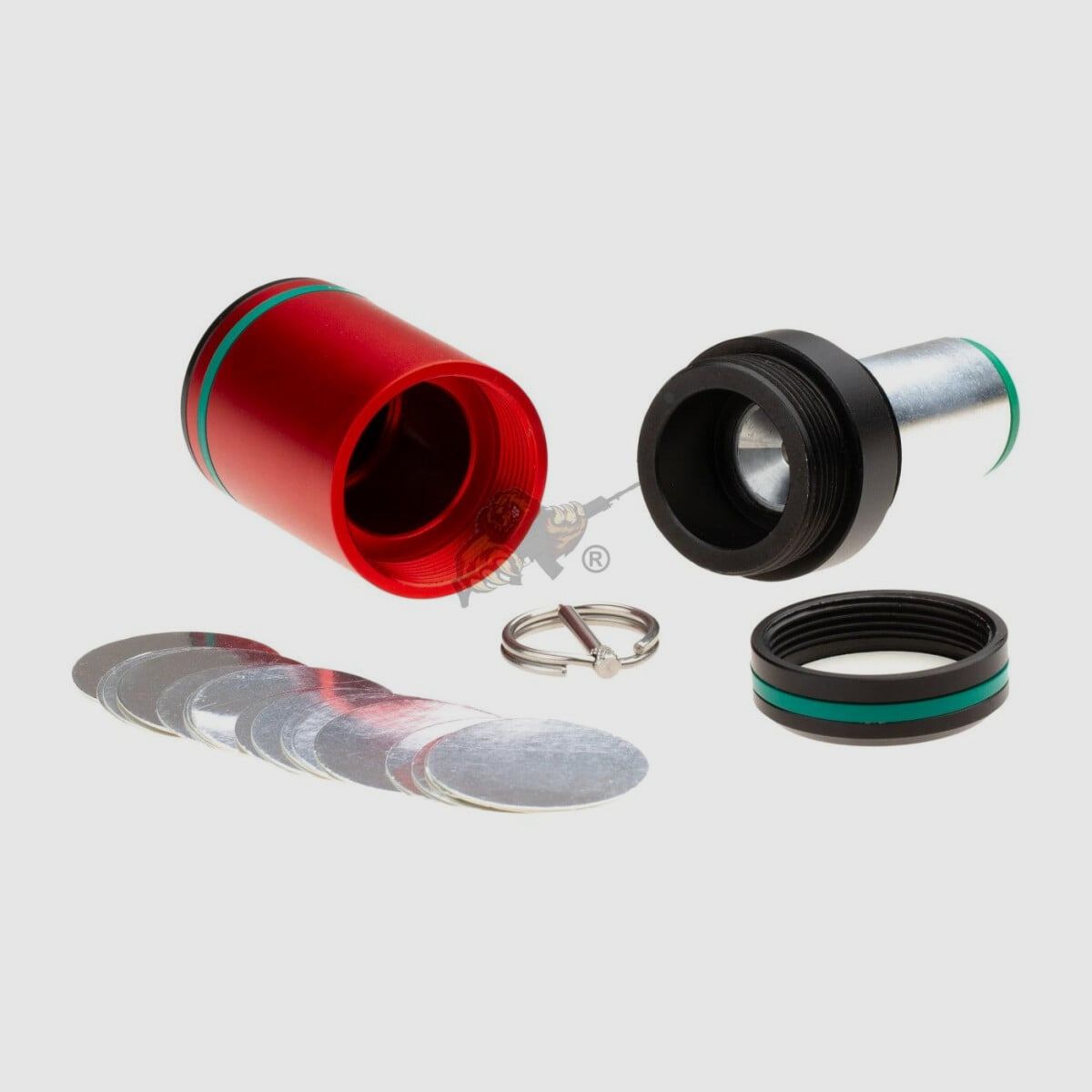 Echo Sound Grenade - Grenade Airsoft en Rouge - StratAIM