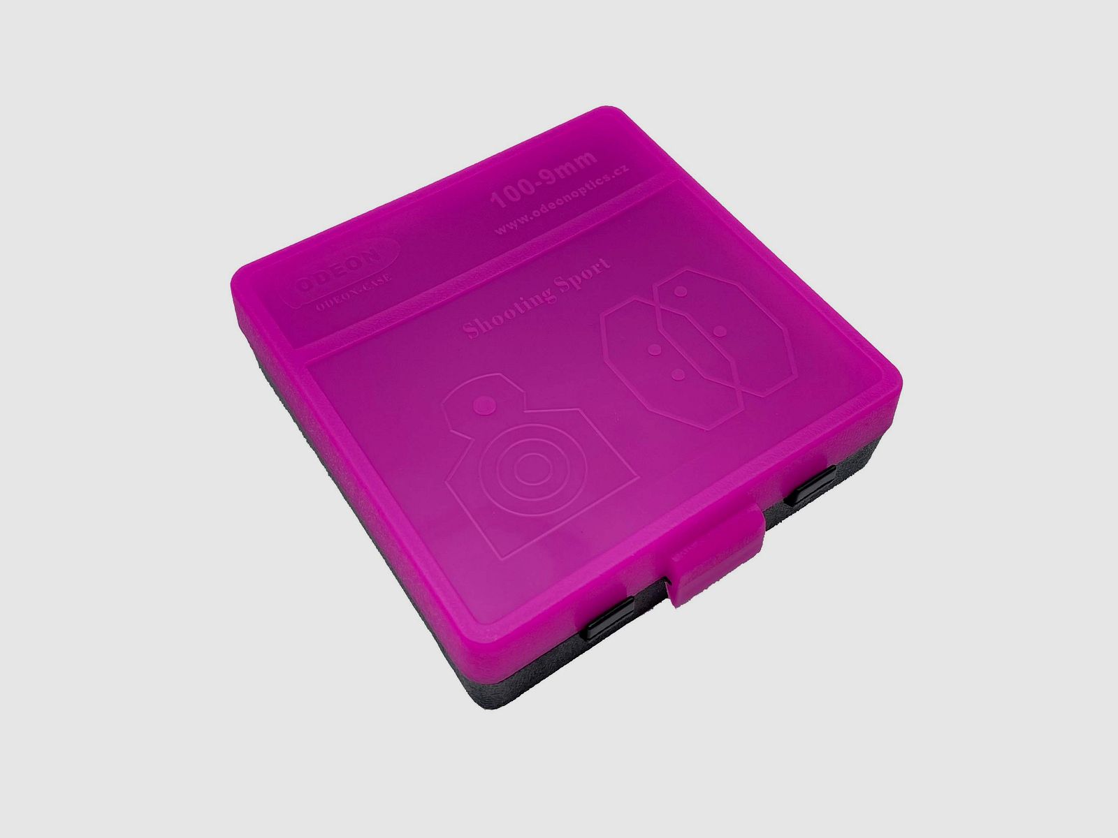 100er Patronenbox 9mm Pink