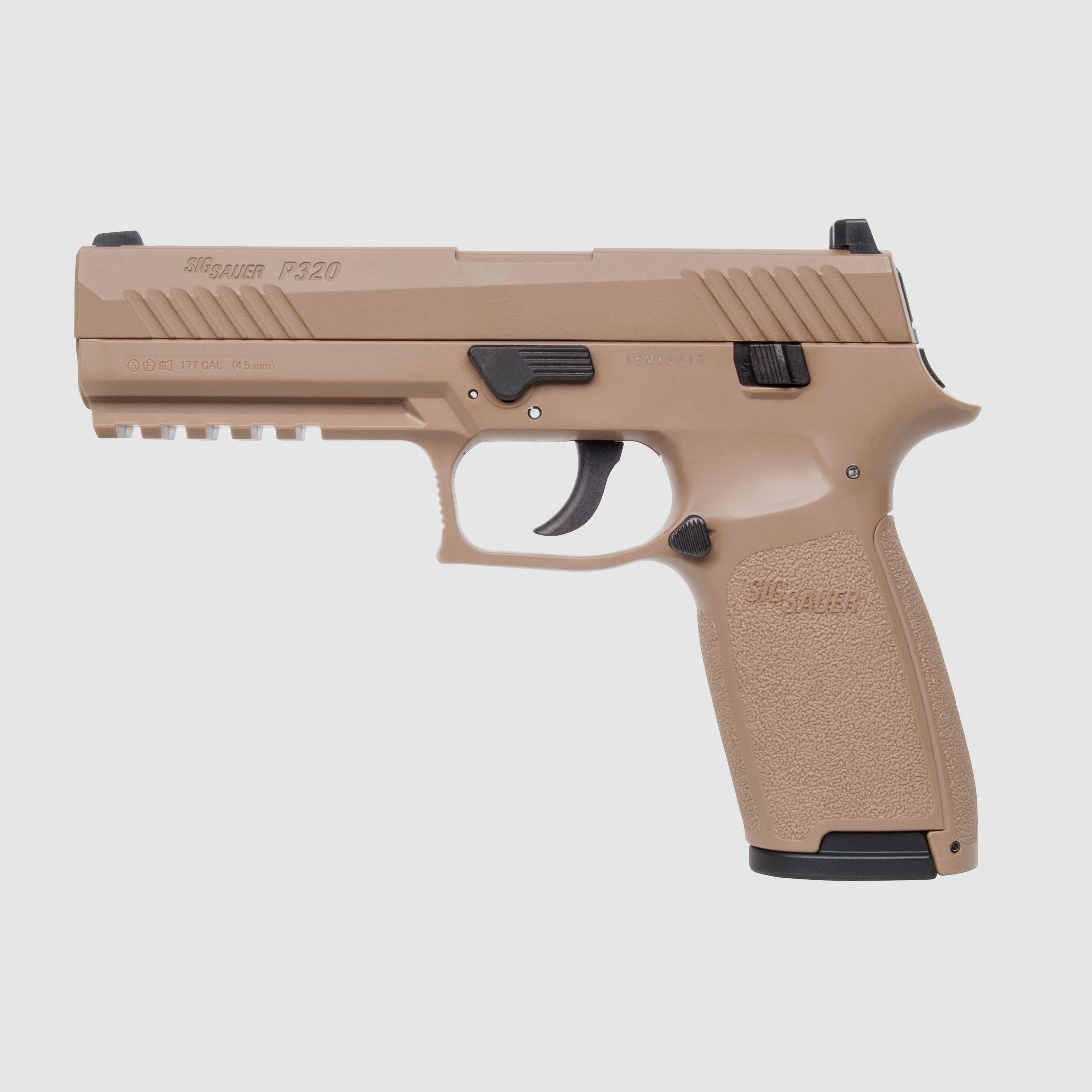 SIG SAUER P320 Coyote Tan 4,5mm - Druckluft Co2 BlowBack
