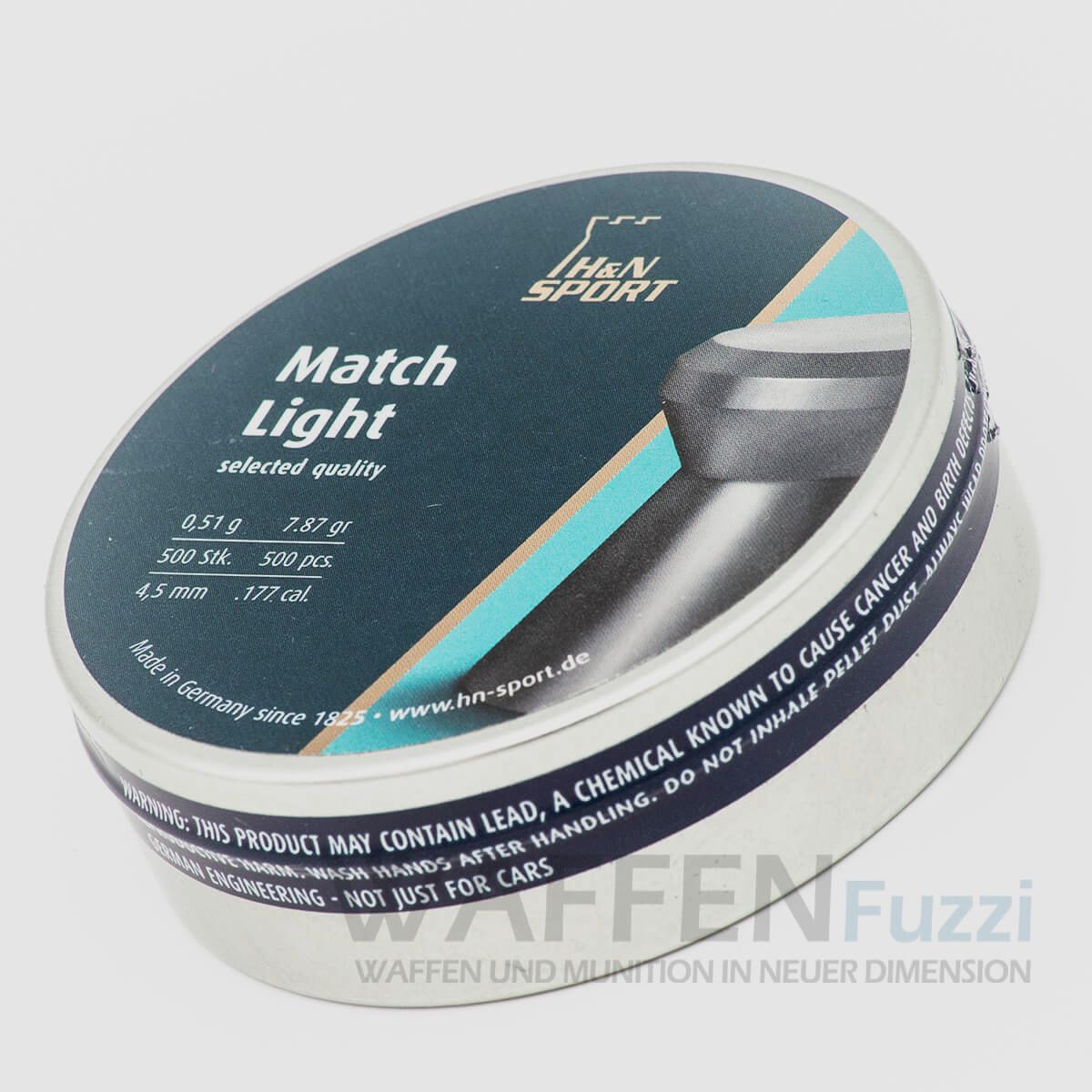H&N Match Light pallini diabolo 4,49 mm 500 pz., immagine 1 di 2