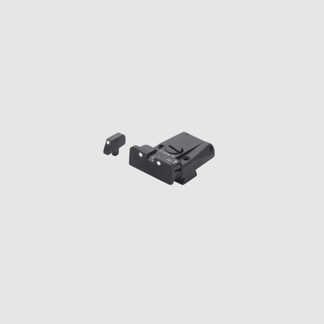 LPA micrometer sight SPR for Colt M1911A1, 3-point including front sight