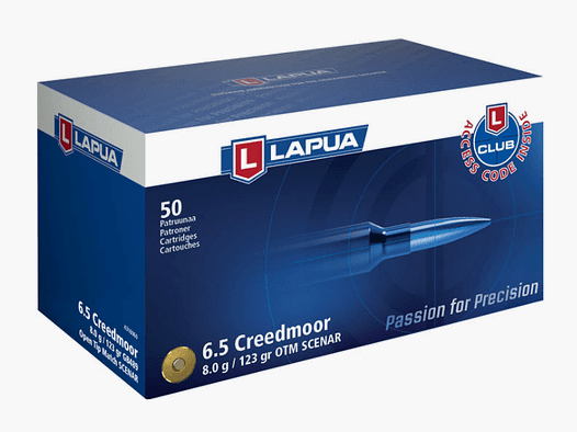 Lapua 6,5 Creedmoor Scenar 123 gr. -50 pz.