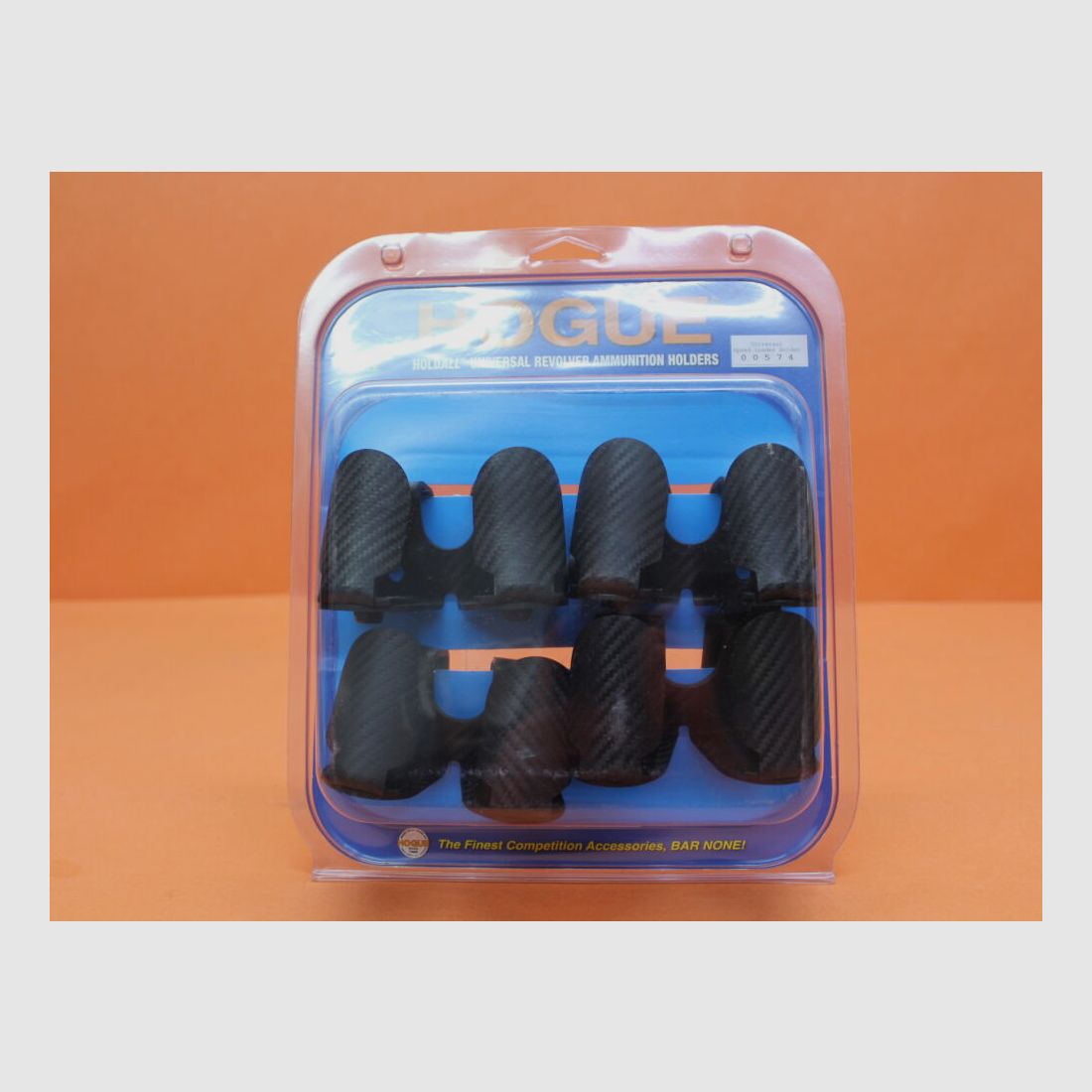 HOGUE HOGUE HoldALL Speed Loader Holder (00574) Universal CF Weave VE 4 Stück Doppel-Halter m. Gürtelclip