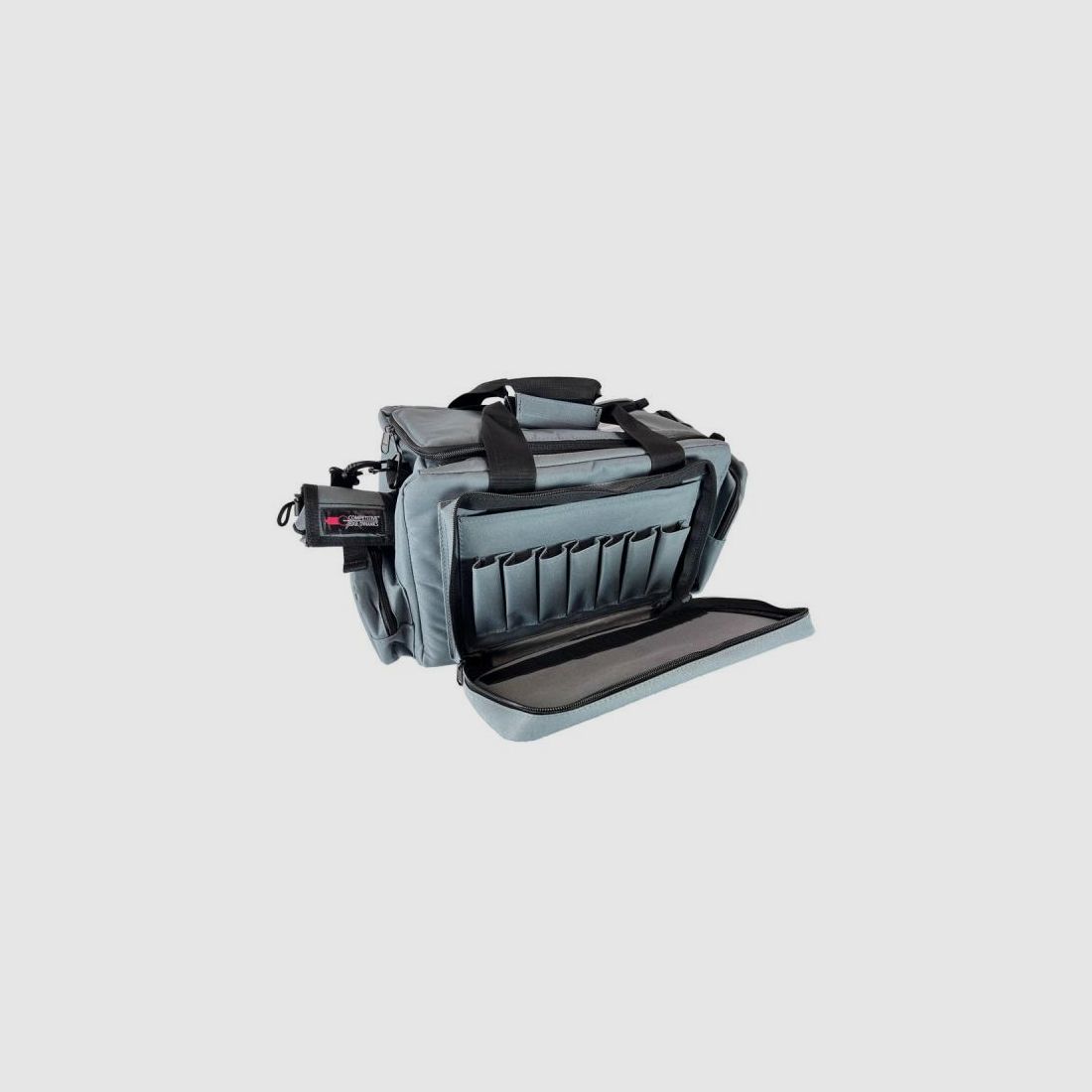 CED Schießsporttasche RangeBag DeLuxe: 2-4 Pistolen 54x36x28cm  Grey/grau