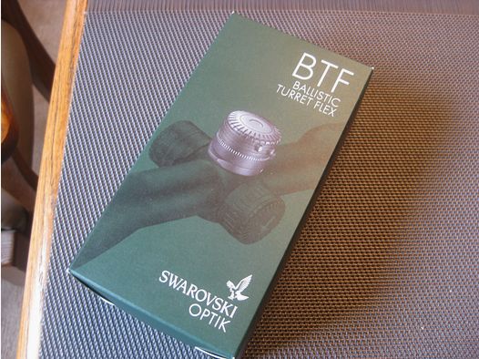 NEW! SWAROVSKI-BTF = HEIGHT and/or SIDE ballistic turret for -ALL- Z8i variants, so for Gen.I as well as Gen.II and Gen.II+ !! NEW in original packaging !! NOT for Z6i models!