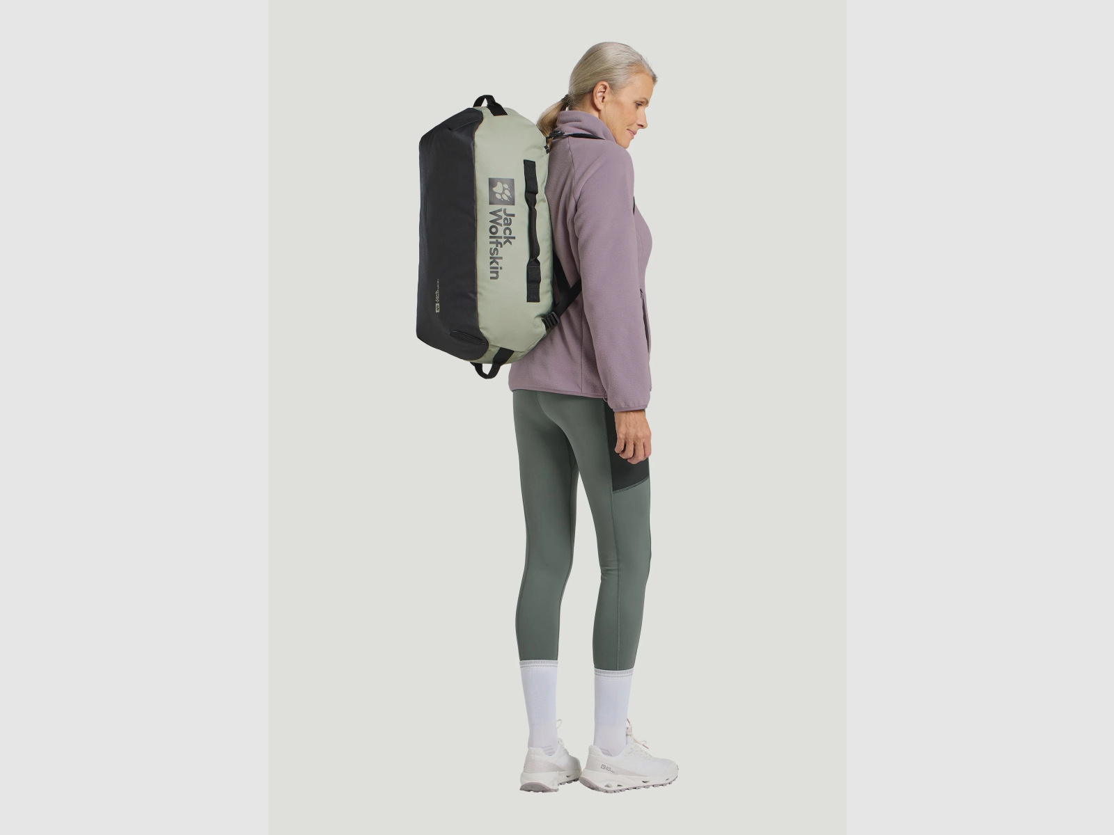 JACK WOLFSKIN All-in Duffle 35 Sportowy i podróżny plecak Miętowy Liść