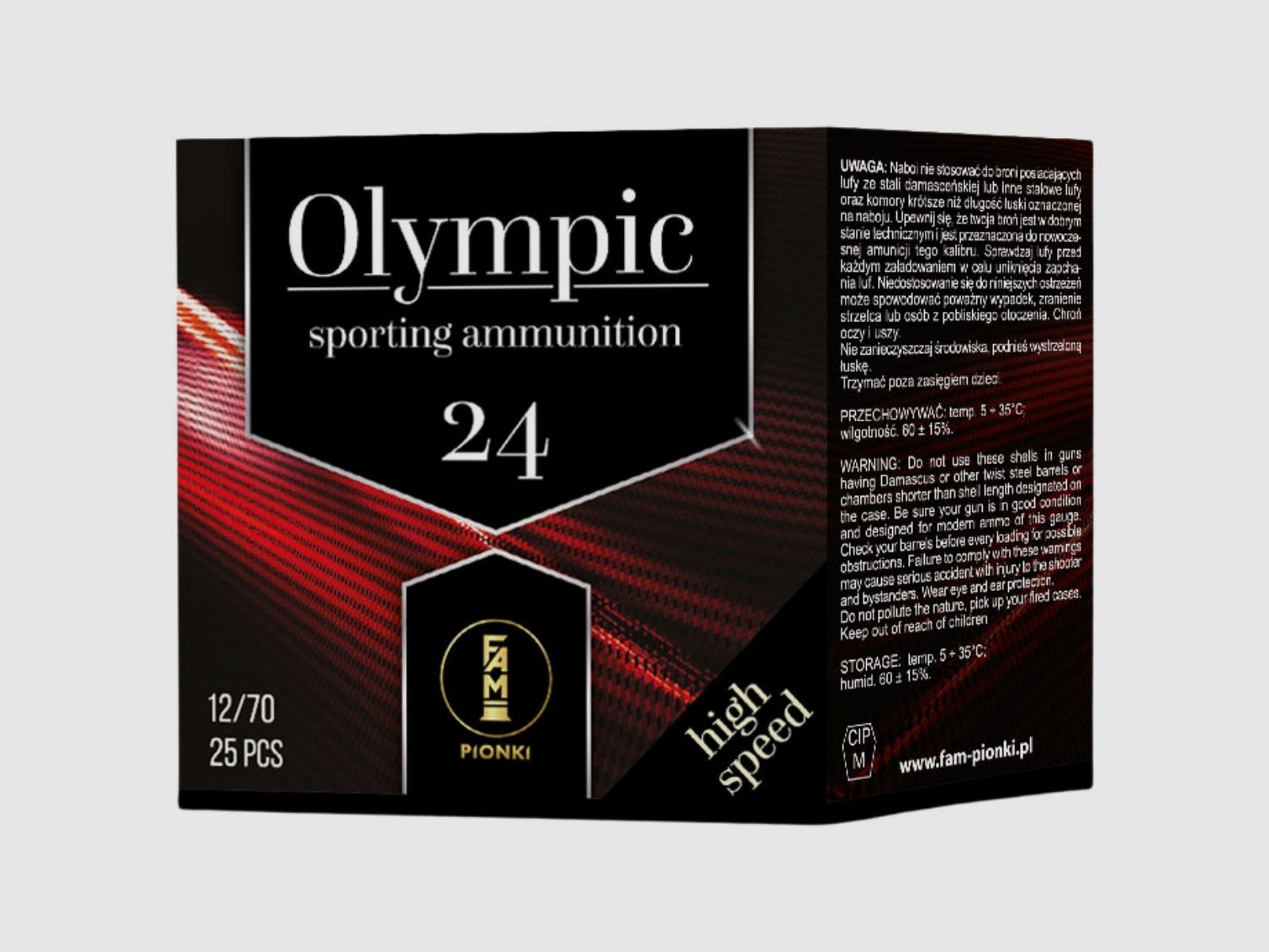 12/70 FAM - Pionki Olympic High Speed 7,5 - 2,40 mm 24 g