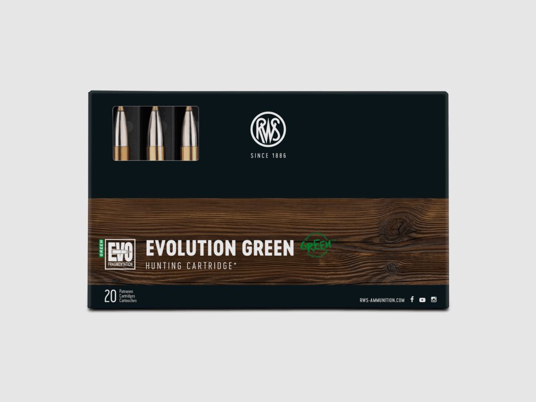 RWS 30-06 139 GRS / 9,0 G EVO GREEN 20 STK, Bild 1 von 3