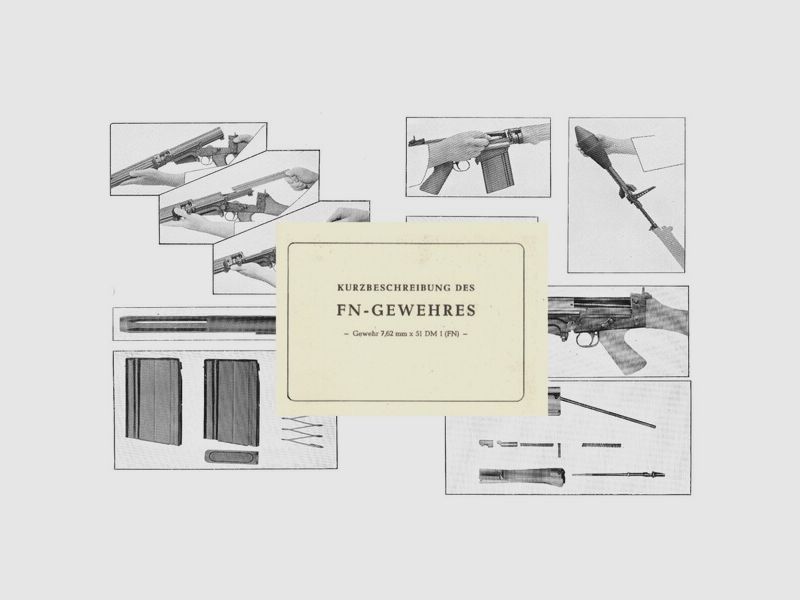 Nachdruck Dienstvorschrift Sturmgewehr FN FAL (G1)
