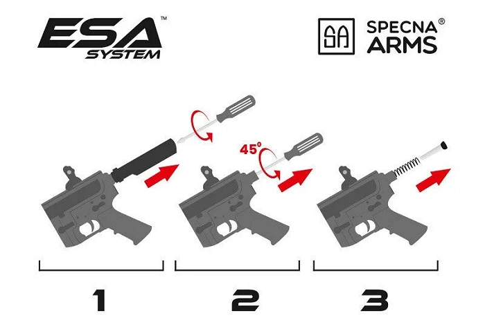 Karabinek ASG SA-C10 CORE - Half-Tan, zdjęcie 19 z 46