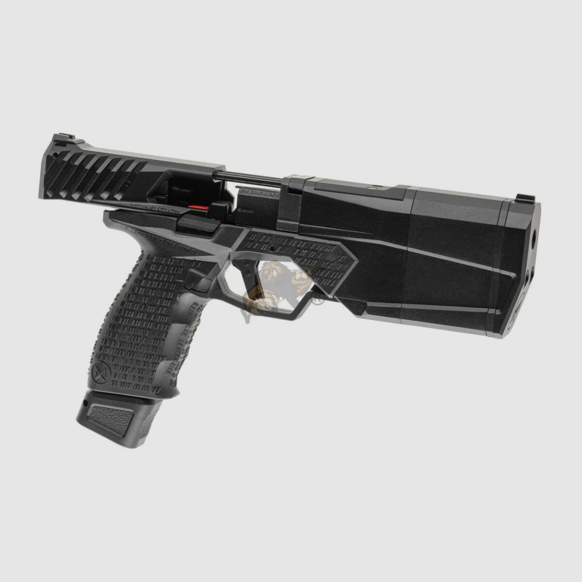 SilencerCo Maxim 9 CO2 Blowback Airsoft Pistolet w Czarnym od Krytac, zdjęcie 3 z 7