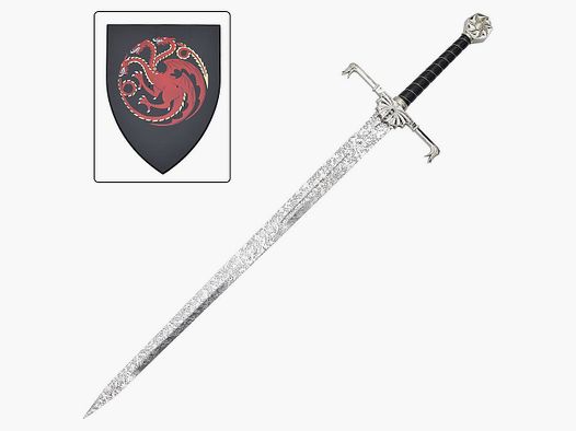 Aegon Targaryen Schwert mit Wandhalterung