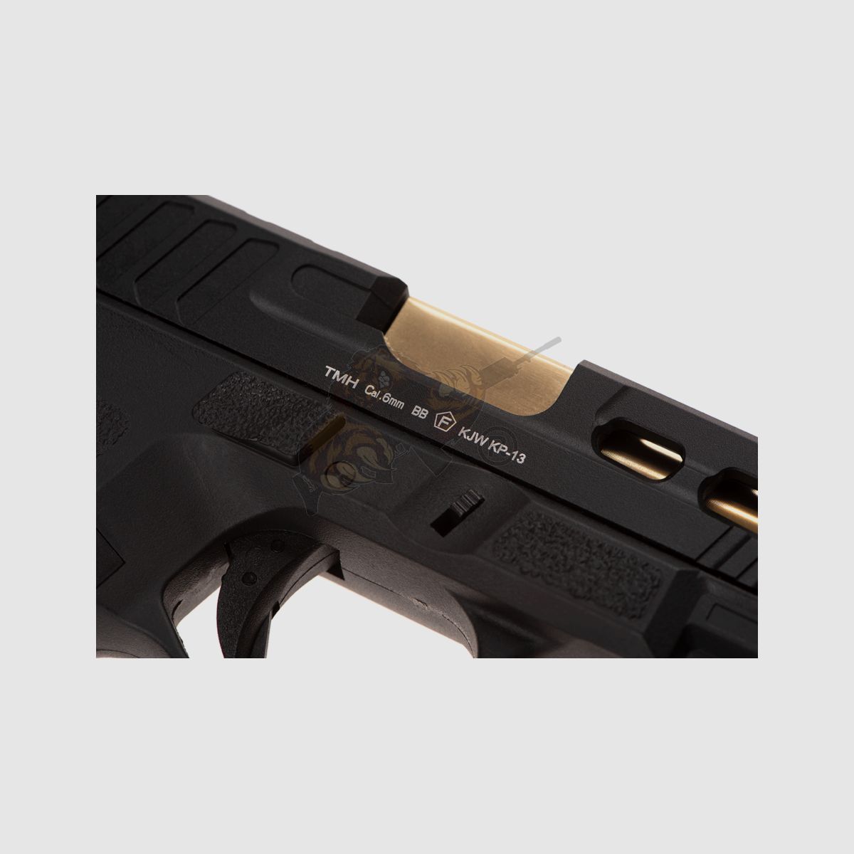 KJ Works KP-13 TBC Custom Metal Slide GBB Black -F-