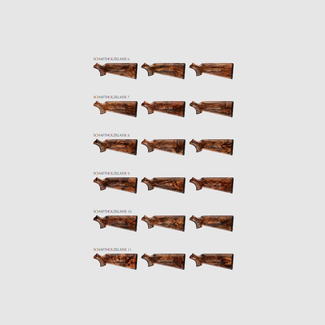 BLASER supplément pour bois d’arme neuve avec Superfinish à partir de la classe de bois #06