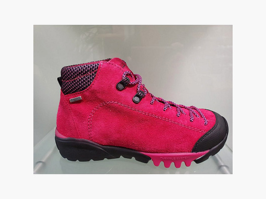 Waldläufer Damen-Trekkingschuh H-Amiata mit hohem Schaft Magenta Fuchsia 3,5