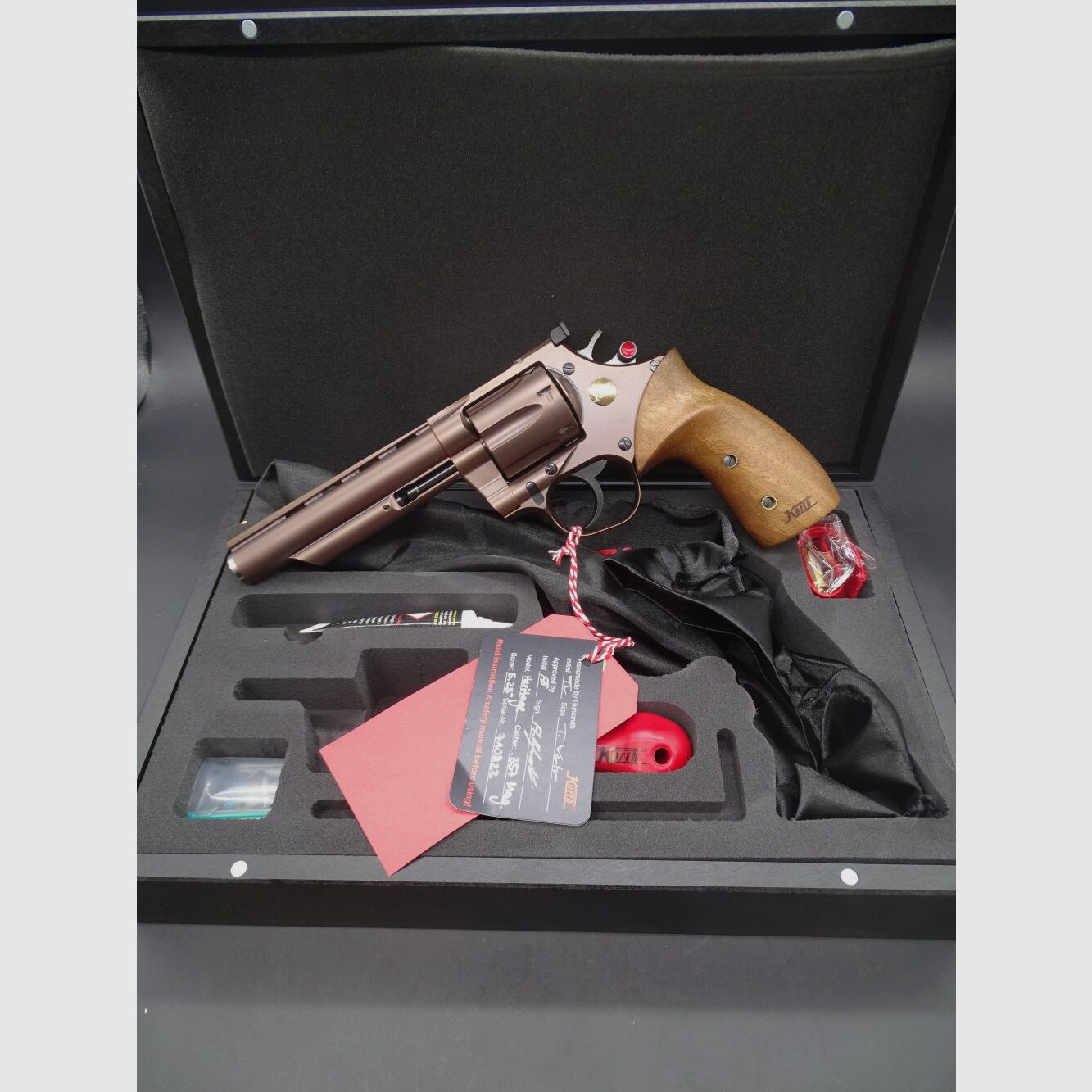 Korth Heritage / Brązowy kaliber .357 Magnum 5 1/2 " ZAWSZE MAMY REWOLWERY KORTH W MAGAZYNIE