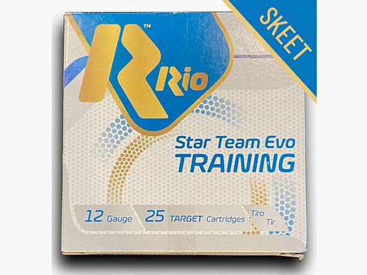SKEET Munition RIO Star Team Evo Training Kaliber 12/70 24g (Nr. 9)