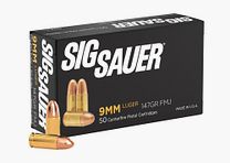 Sig Sauer Elite Ball FMJ 9 mm Para 9.5g