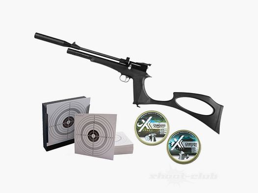 Diana Bandit Black Pistola de aire comprimido 4,5mm Conjunto de trampa para balas