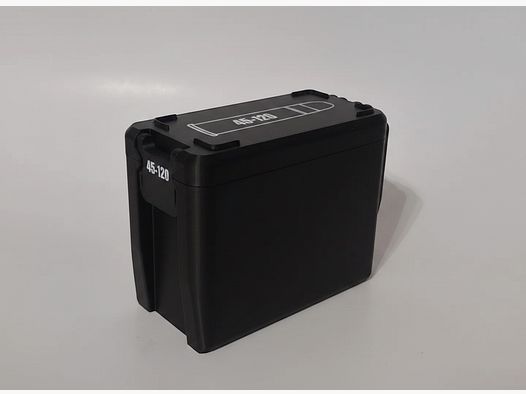 Filamelt ammunition box / 45-120 / 'folding / locking lid' / cartridge box, ammo box