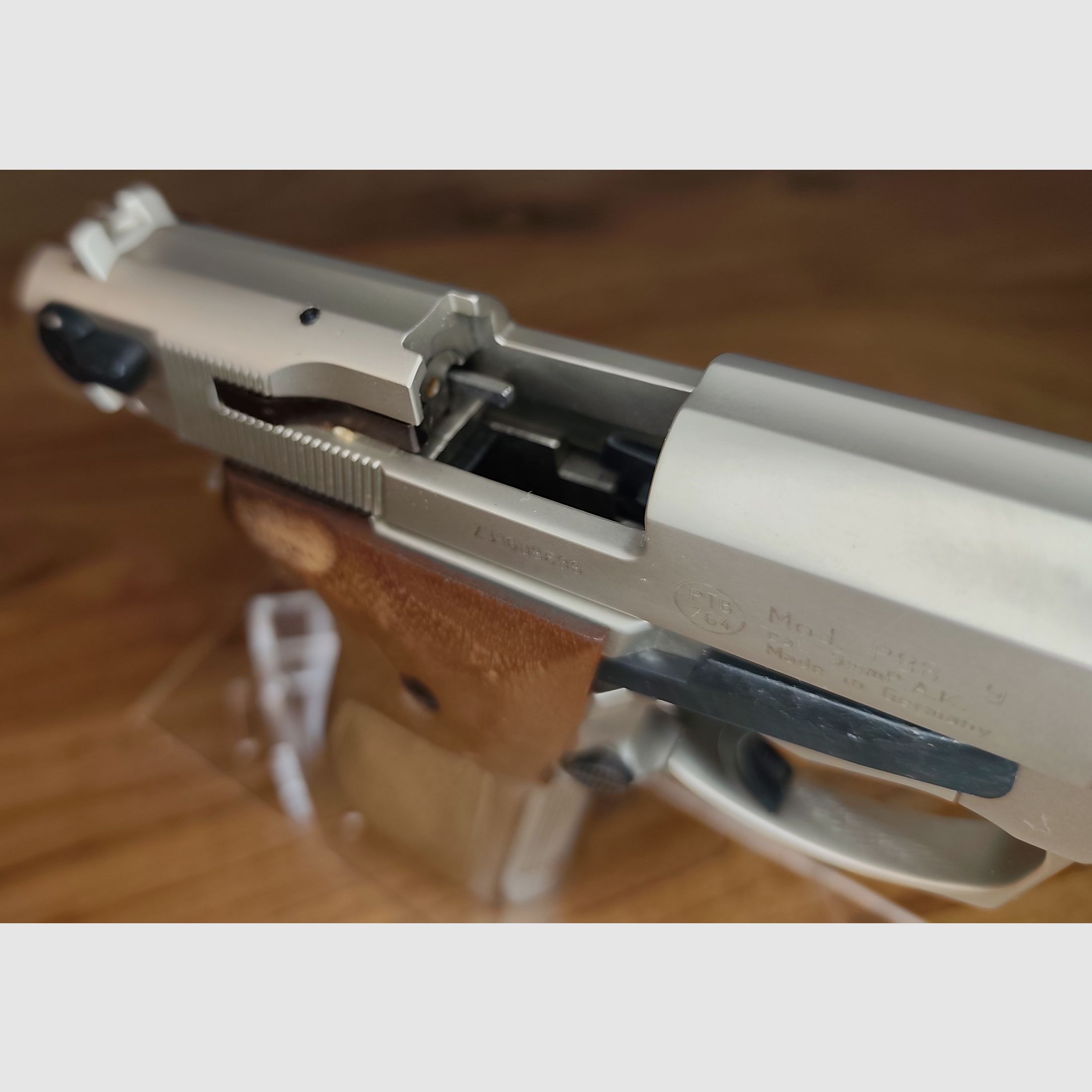 Walther P88 Compact Nickel PTB 764 Silvester-set ver.Pyro+50 schoten munitie