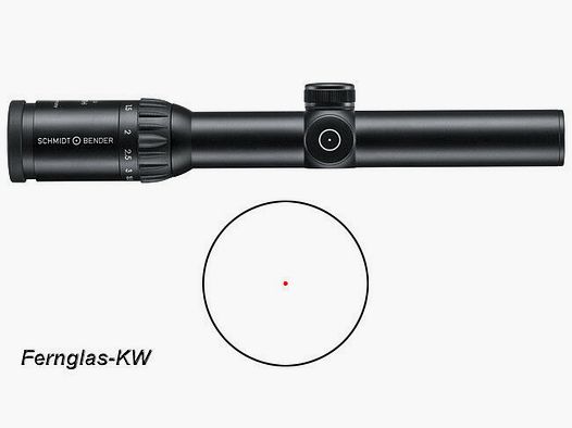 Schmidt und Bender Drückjagd Zielfernrohr 1,1-4x24 Zenith LM Leuchtabsehen FD0