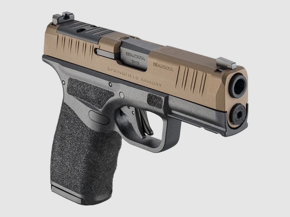 Pistole Springfield Armory Hellcat Pro OSP Burnt Bronze, 9×19, 3.7″ Lauf, Optic Ready, U-Notch, Bild 2 von 3