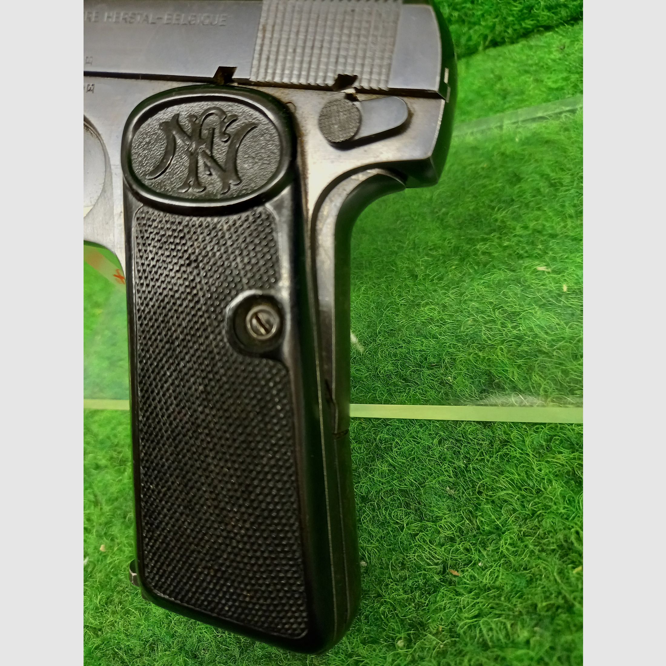 Aus Polizeisammlung, 1910/22 Bavaria Banks im Kaliber 7,65mm Browning.