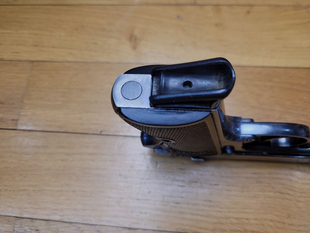 Bardzo piękny pistolet Walther PP – Rzadki kal. 22LR wyprodukowany przez Walther Zella-Mehlis – Broń z początku 1938 roku – Cywilna – Wspaniała oryginalna oksyda w 97% – Nowa lufa lustrzana – TBE +, zdjęcie 8 z 17