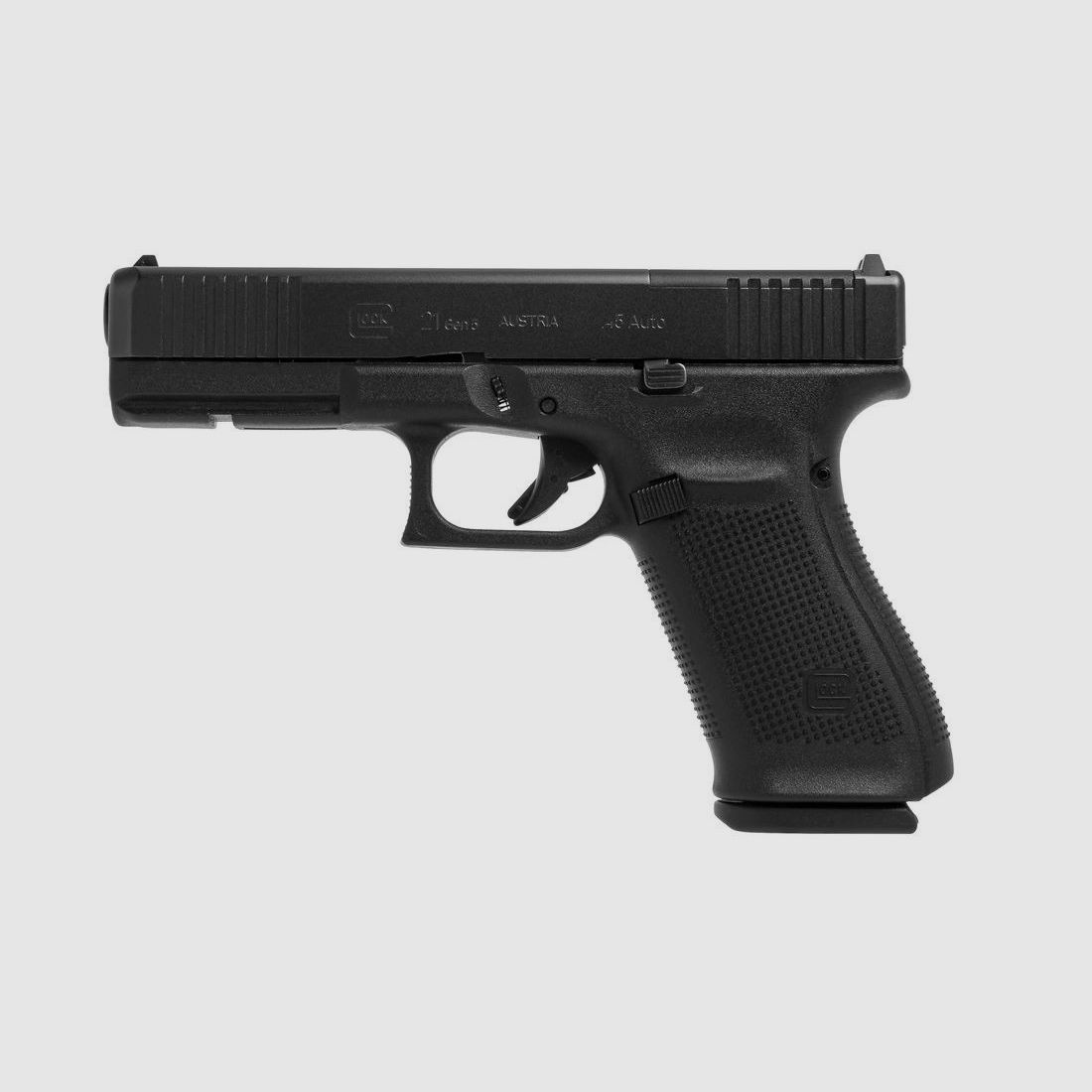 GLOCK 21 Gen5 MOS in calibro .45 ACP in nero, immagine 1 di 3
