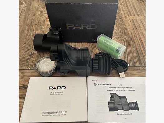 PARD NV007 mit Adapter Swarovski Z6i u. Zubehör 
